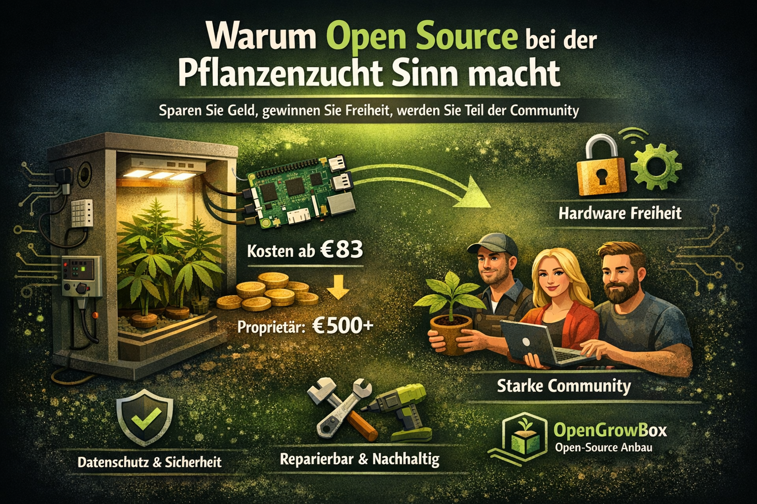 Warum Open Source bei der Pflanzenzucht Sinn macht